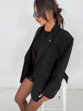 Marynarka Belluci oversize czarna